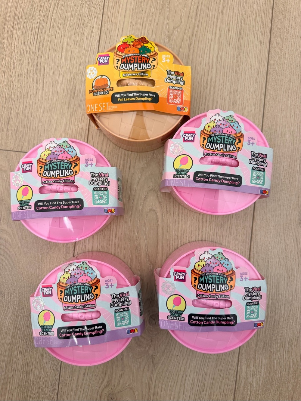 5 Cotton Candy RMS Mystery Dumplings